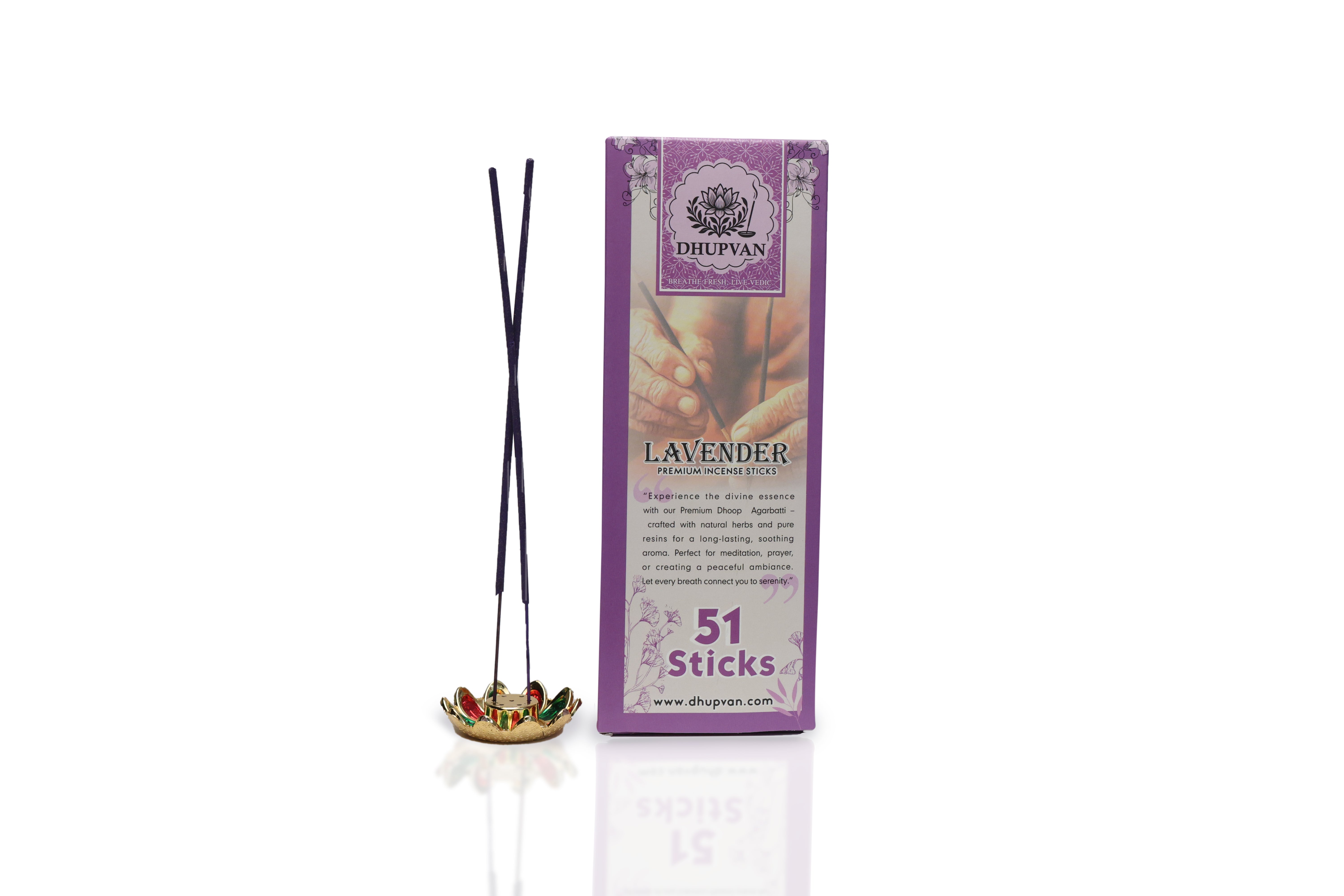Dhupvan Premium Lavender Agarbatti Sticks