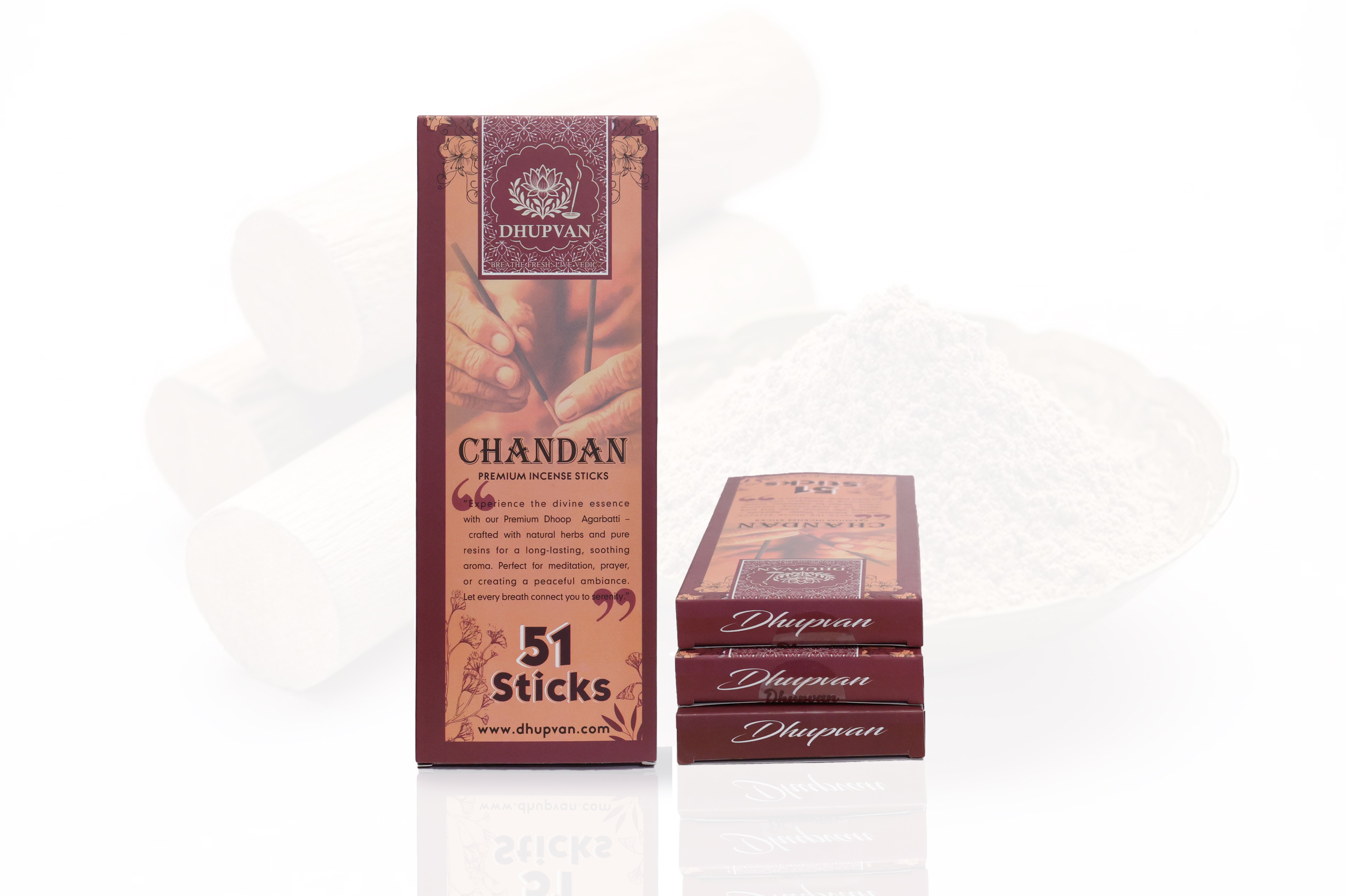 Dhupvan Premium Chandan Agarbatti Sticks