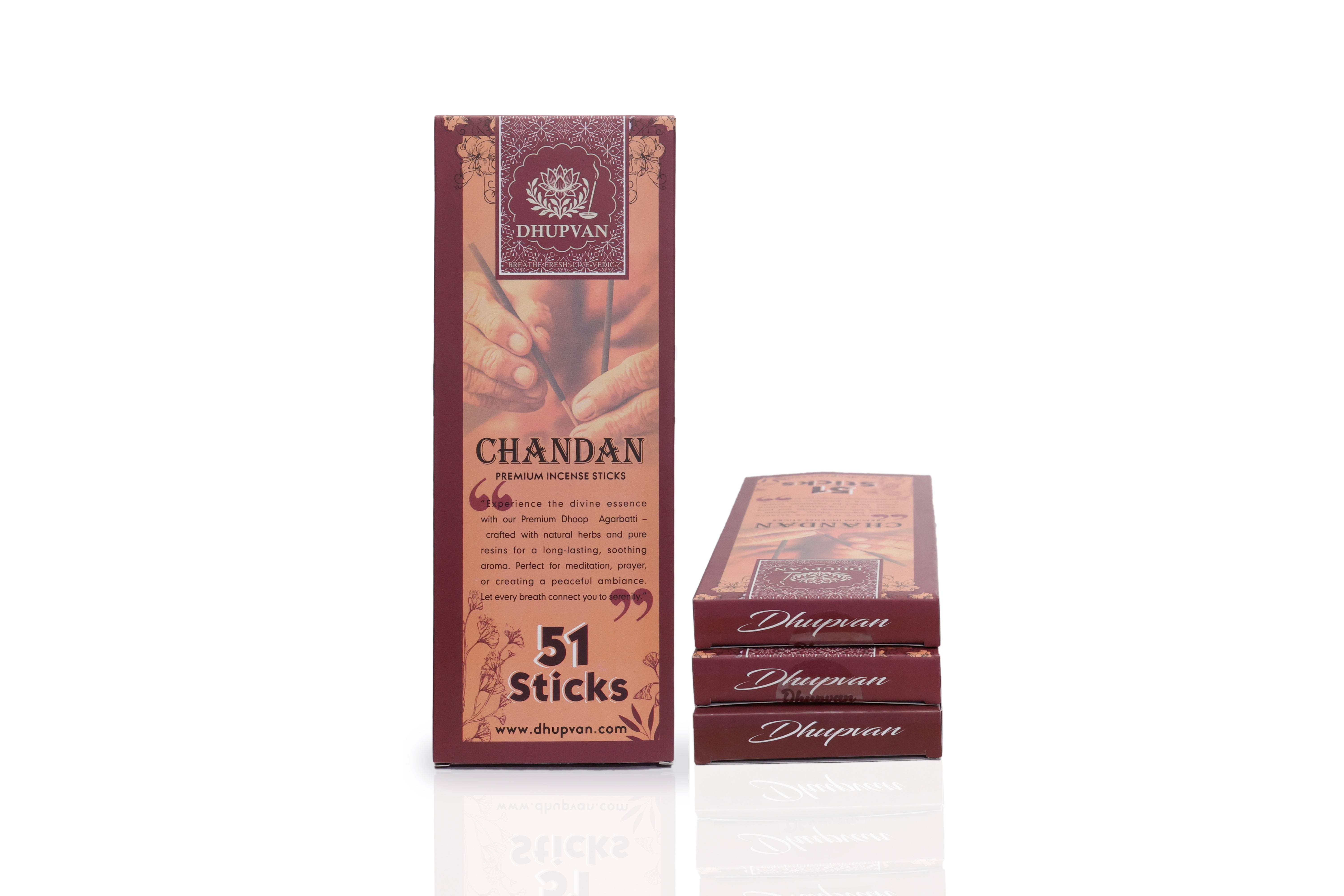Dhupvan Premium Chandan Agarbatti Sticks