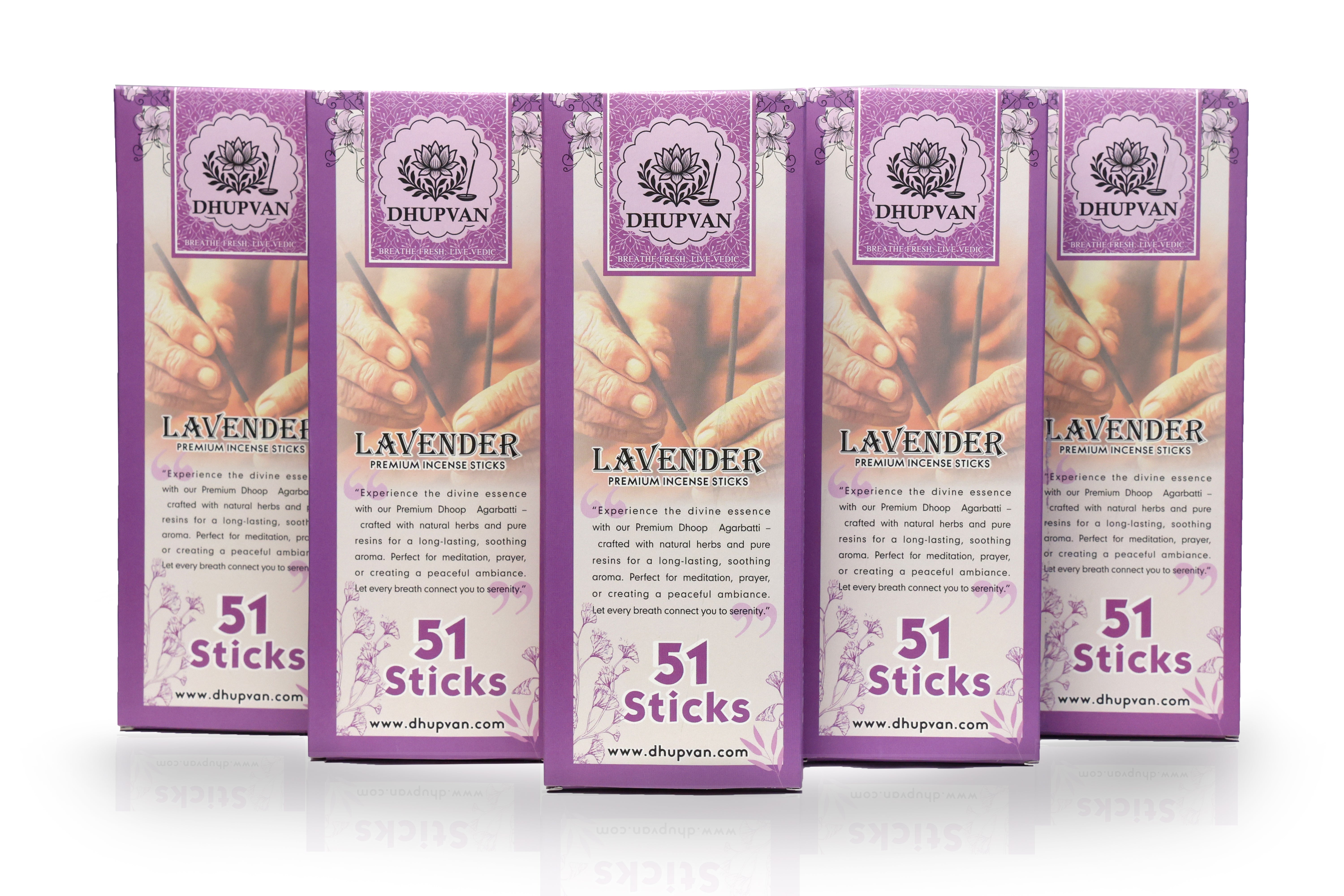 Dhupvan Premium Lavender Agarbatti Sticks