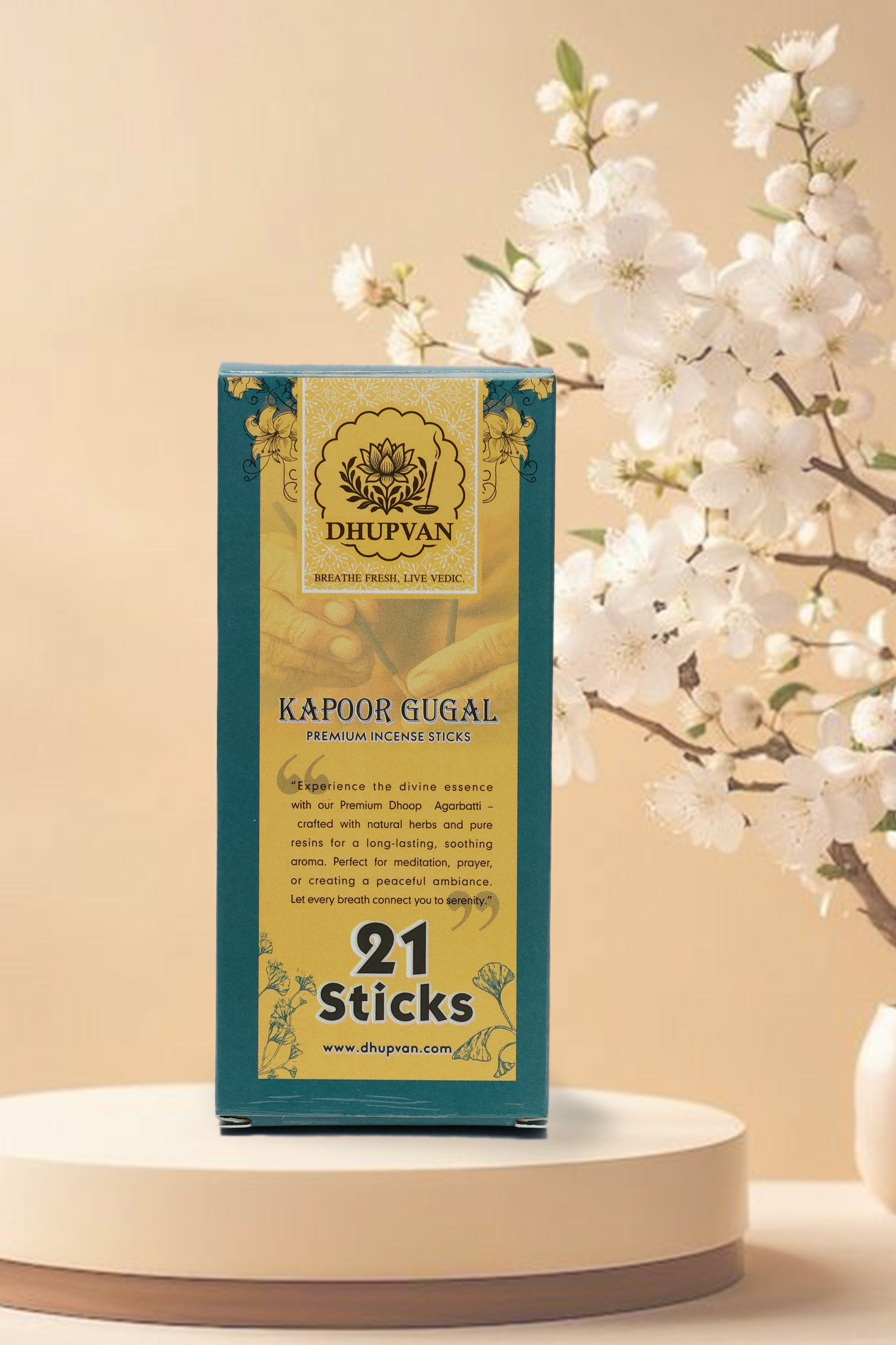 Dhupvan Premium Kapoor Gugal Dhoop Sticks