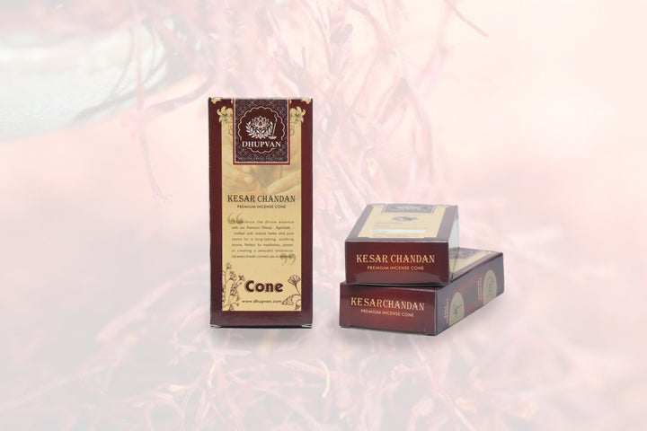 Dhupvan Premium Kesar Chandan Cone Dhoop