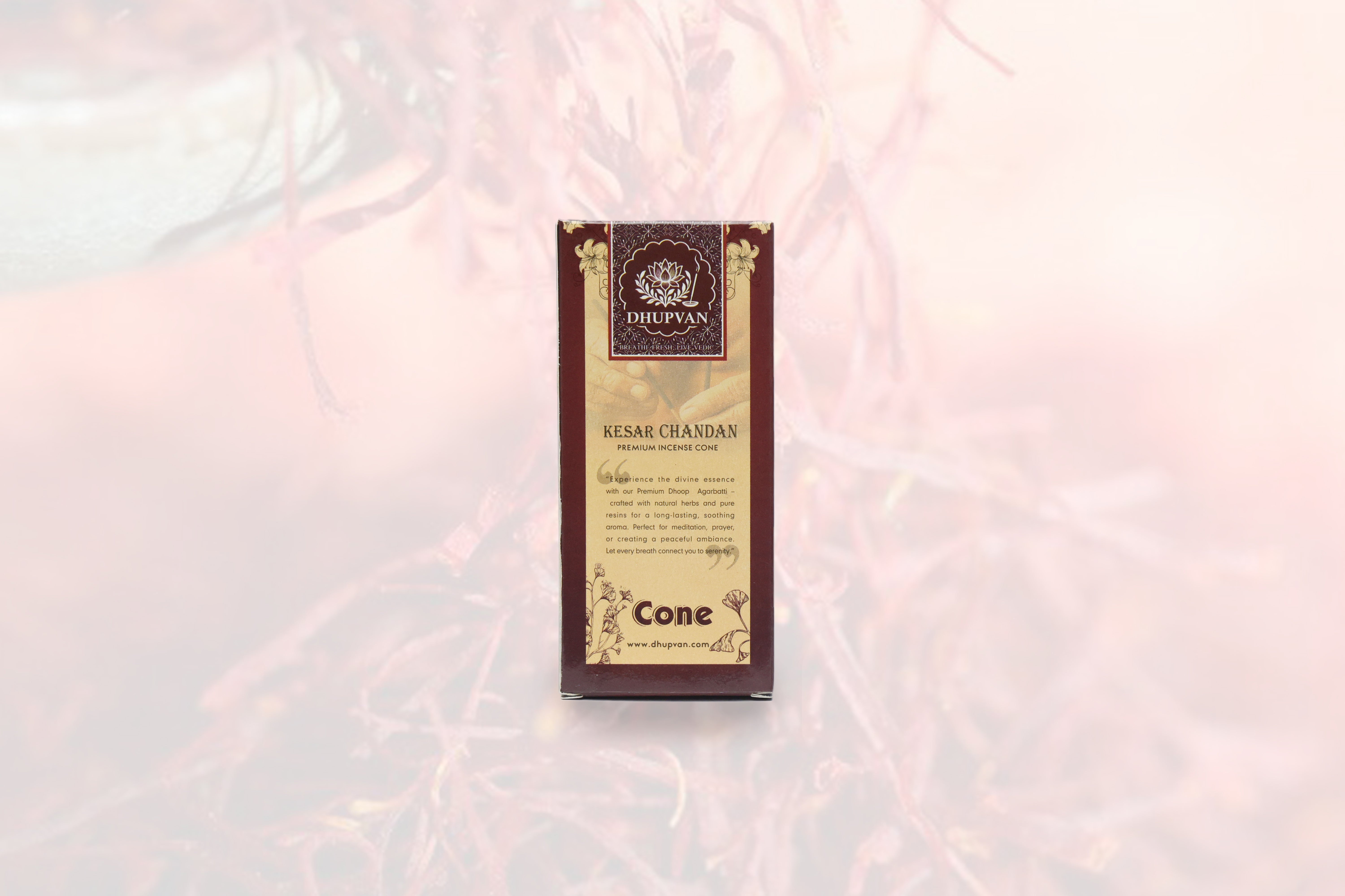 Dhupvan Premium Kesar Chandan Cone Dhoop