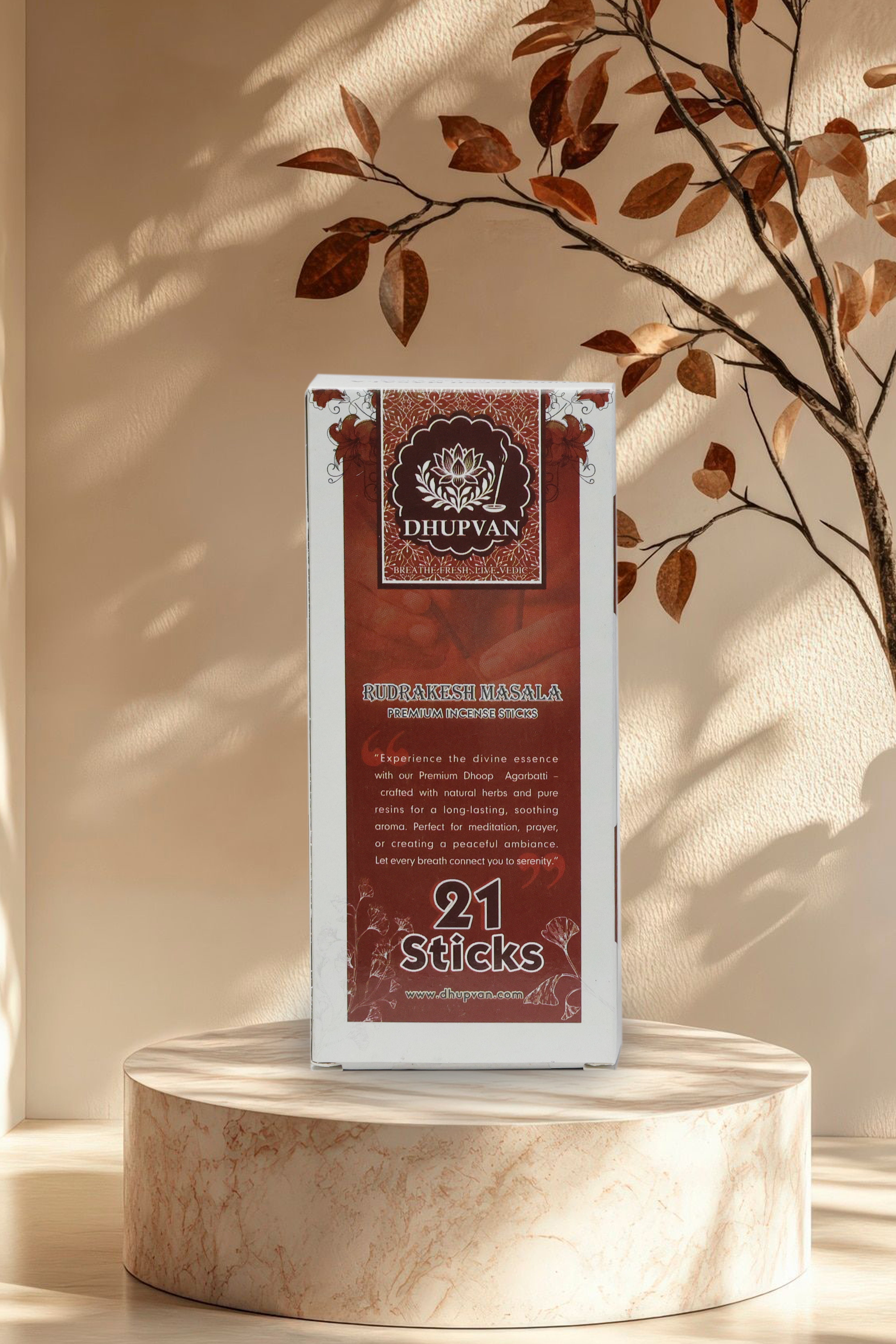 Dhupvan Premium Rudrakesh Masala Dhoop Sticks