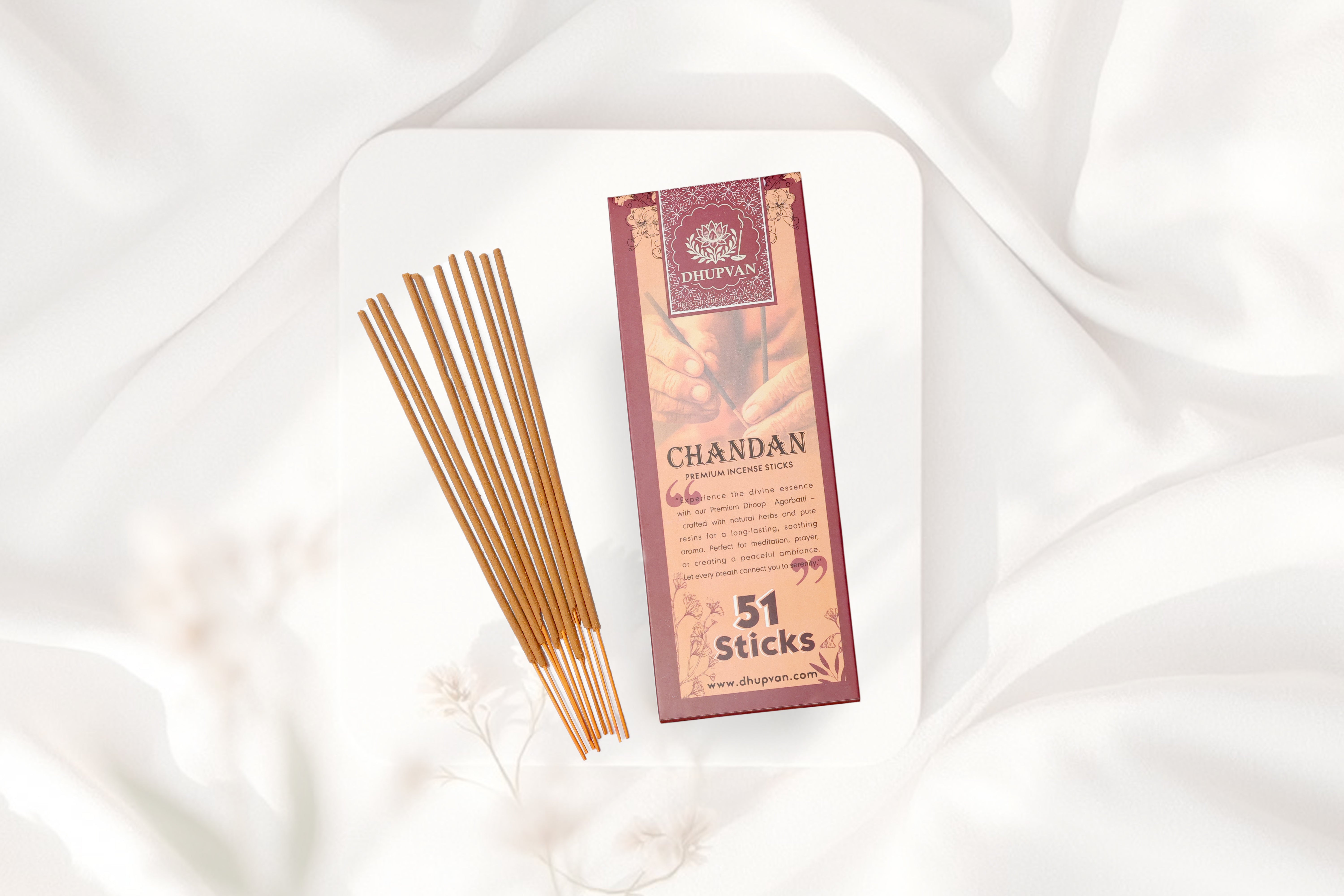 Dhupvan Premium Chandan Agarbatti Sticks