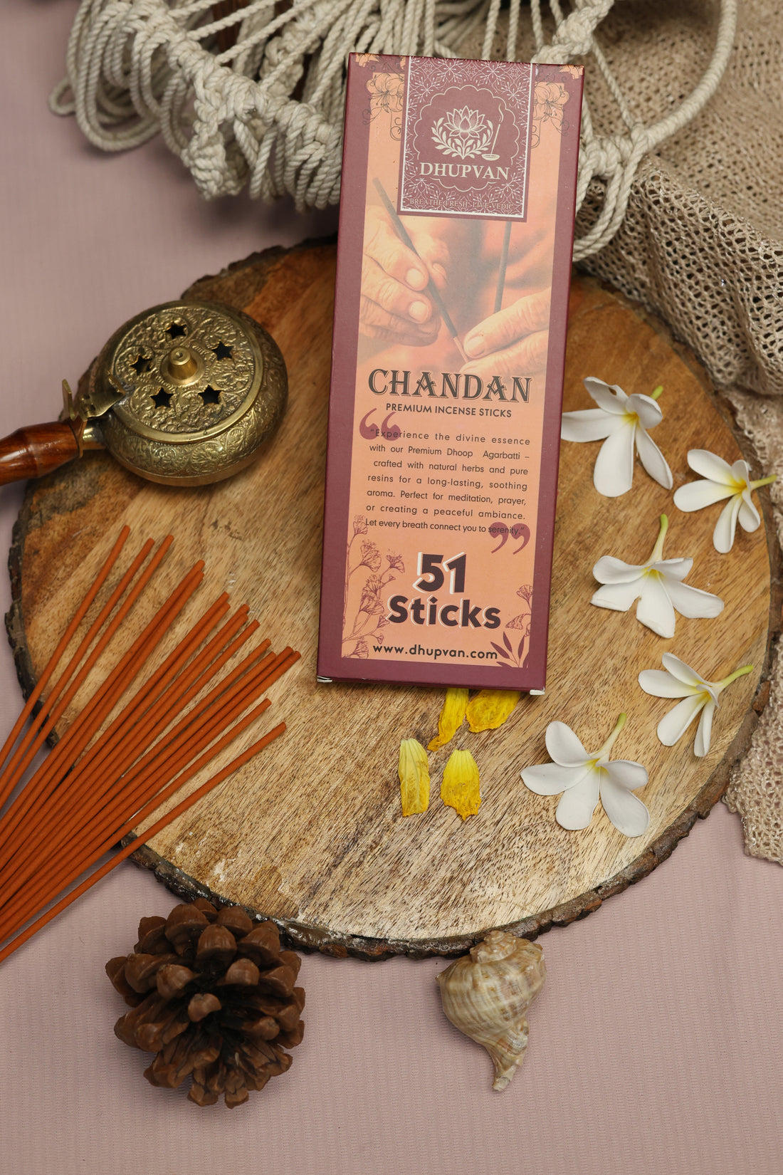 Dhupvan Premium Chandan Agarbatti Sticks