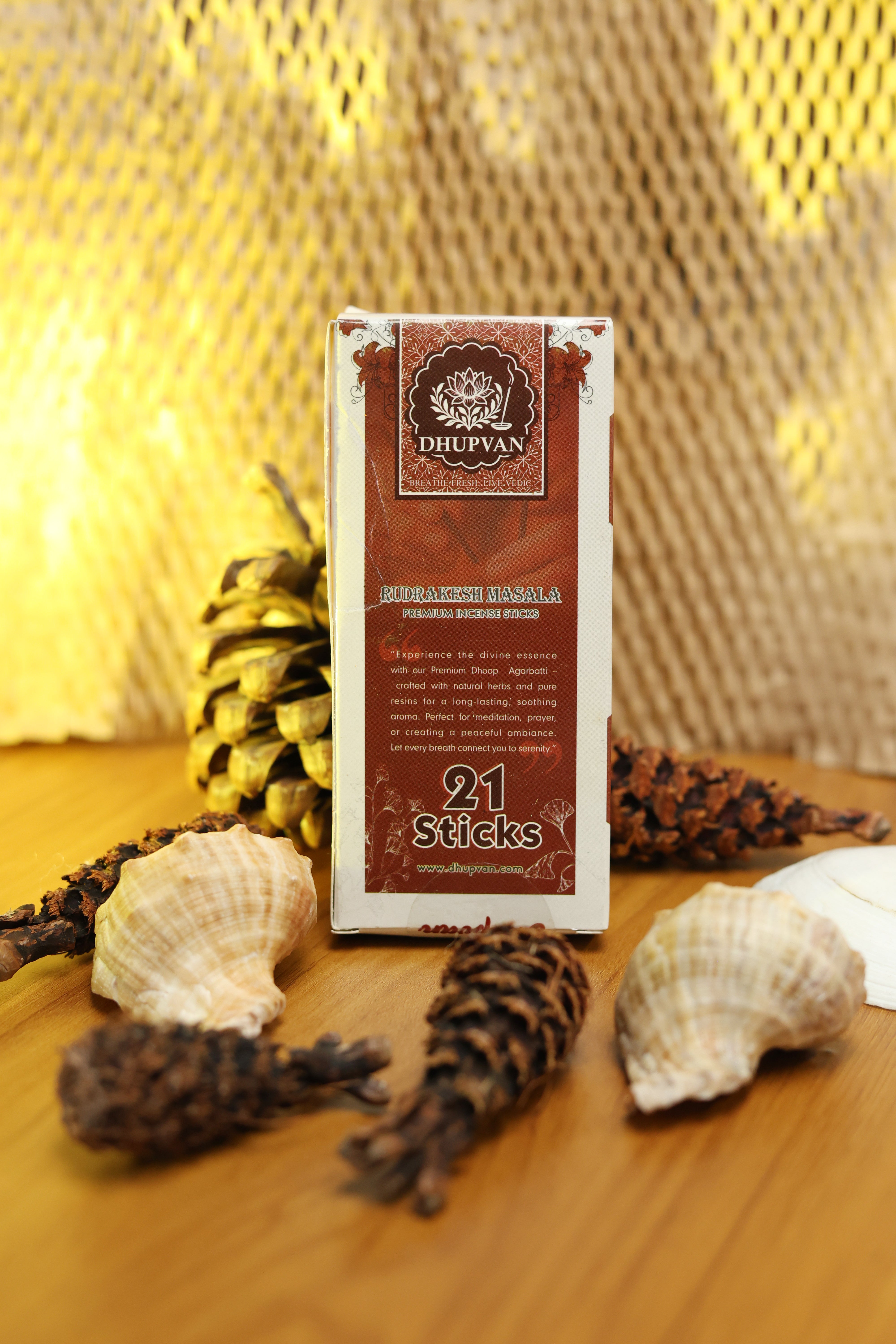 Dhupvan Premium Rudrakesh Masala Dhoop Sticks