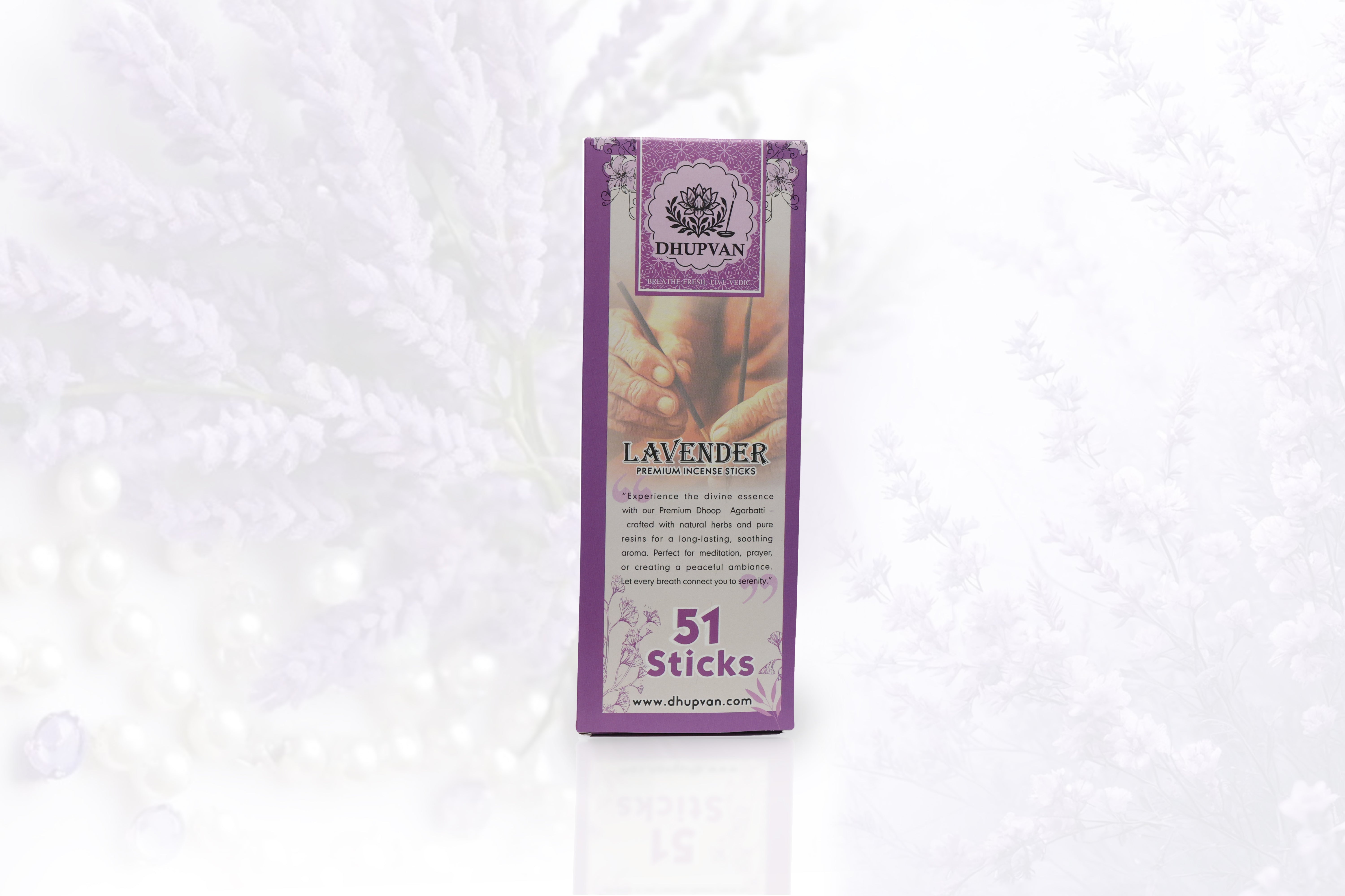 Dhupvan Premium Lavender Agarbatti Sticks